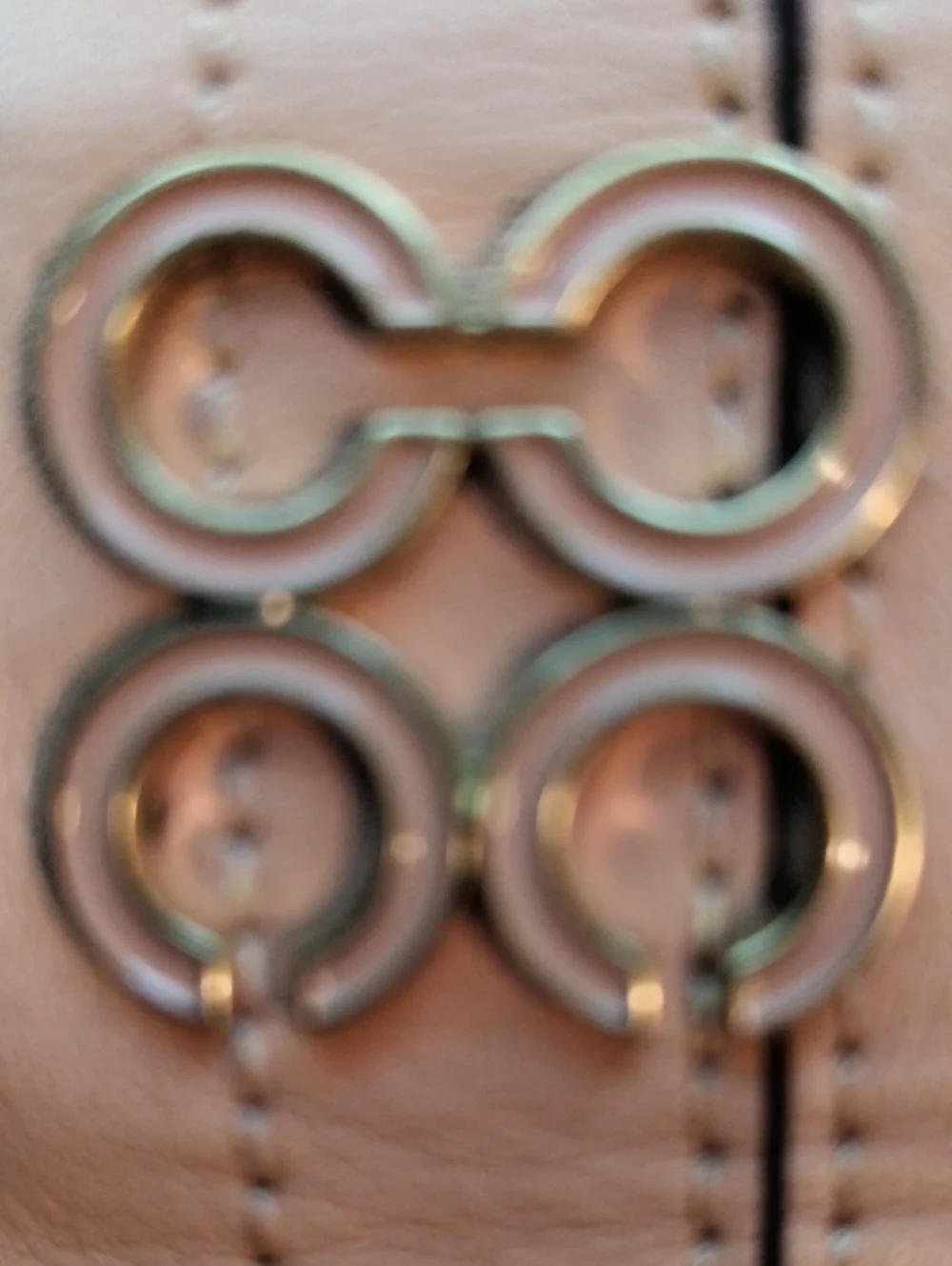 Coach Colette Leather Tan 14